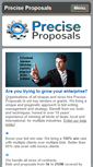 Mobile Screenshot of preciseproposals.com